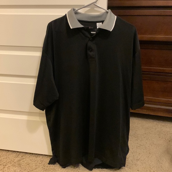 Divots Black Polo Shirt - Picture 1 of 3
